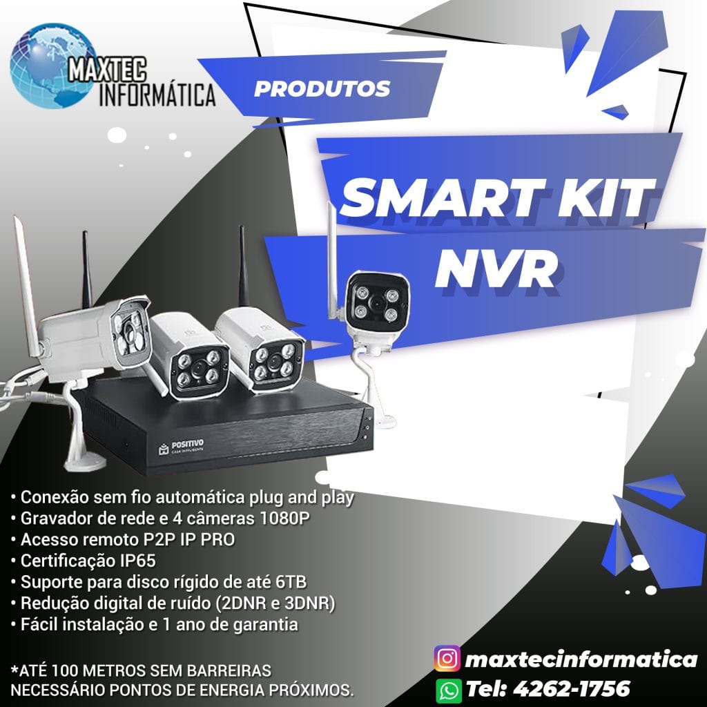 Maxtec R217p62 Kit de Câmeras NVR - Maxtec Informática