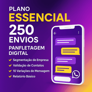 MaxTec Panfletagem Plano Essencial – 250 Envios