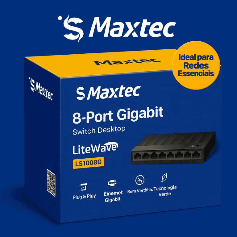 Maxtec R217p62 Switch TP-Link 8 Portas LS1008G – Maxtec - Maxtec Informática