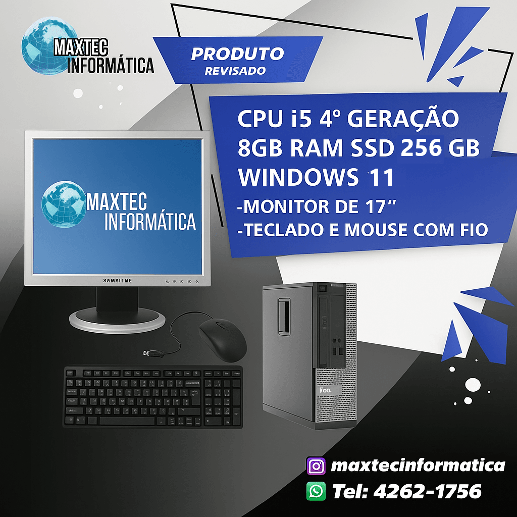 Kit Desktop Dell MaxTec i5 4ª