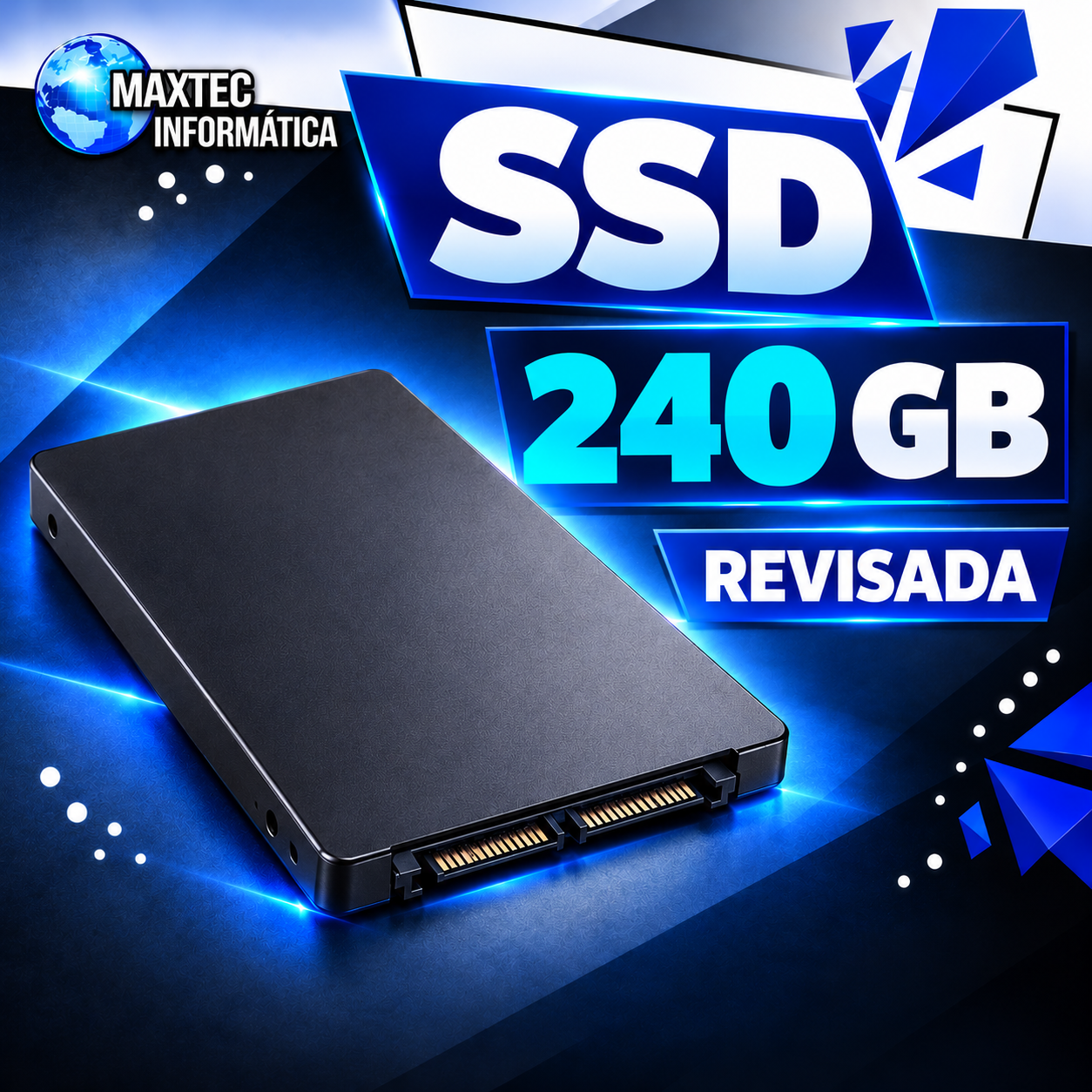 SSD 240GB SATA 2.5" Genérico Revisado para Notebook e Desktop